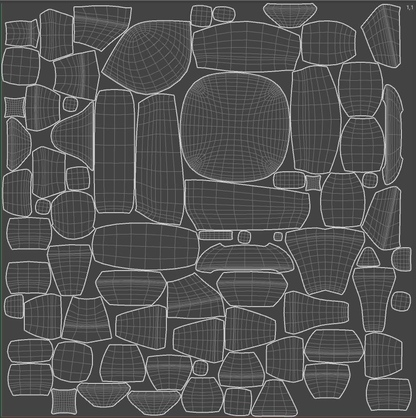 circuit Board Solder Blocks set with 4 different Texture sets 3D model_6