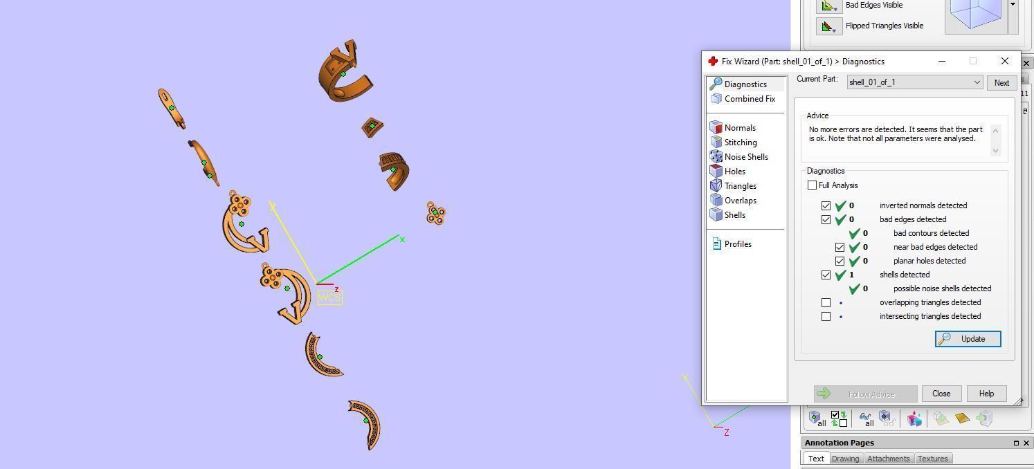 Ring and Earrings  3D print model_4