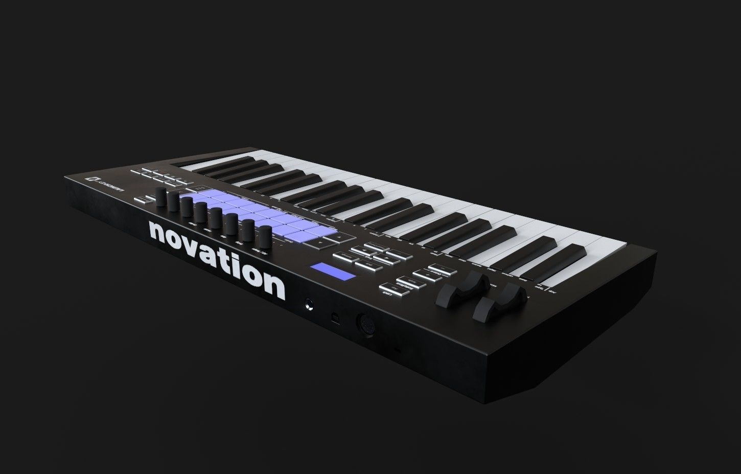 Novation Launchkey 37 MKIII Low-poly 3D model_2