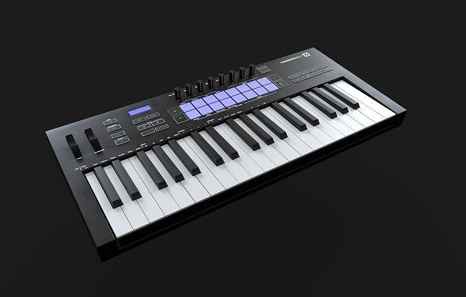 Novation Launchkey 37 MKIII Low-poly 3D model