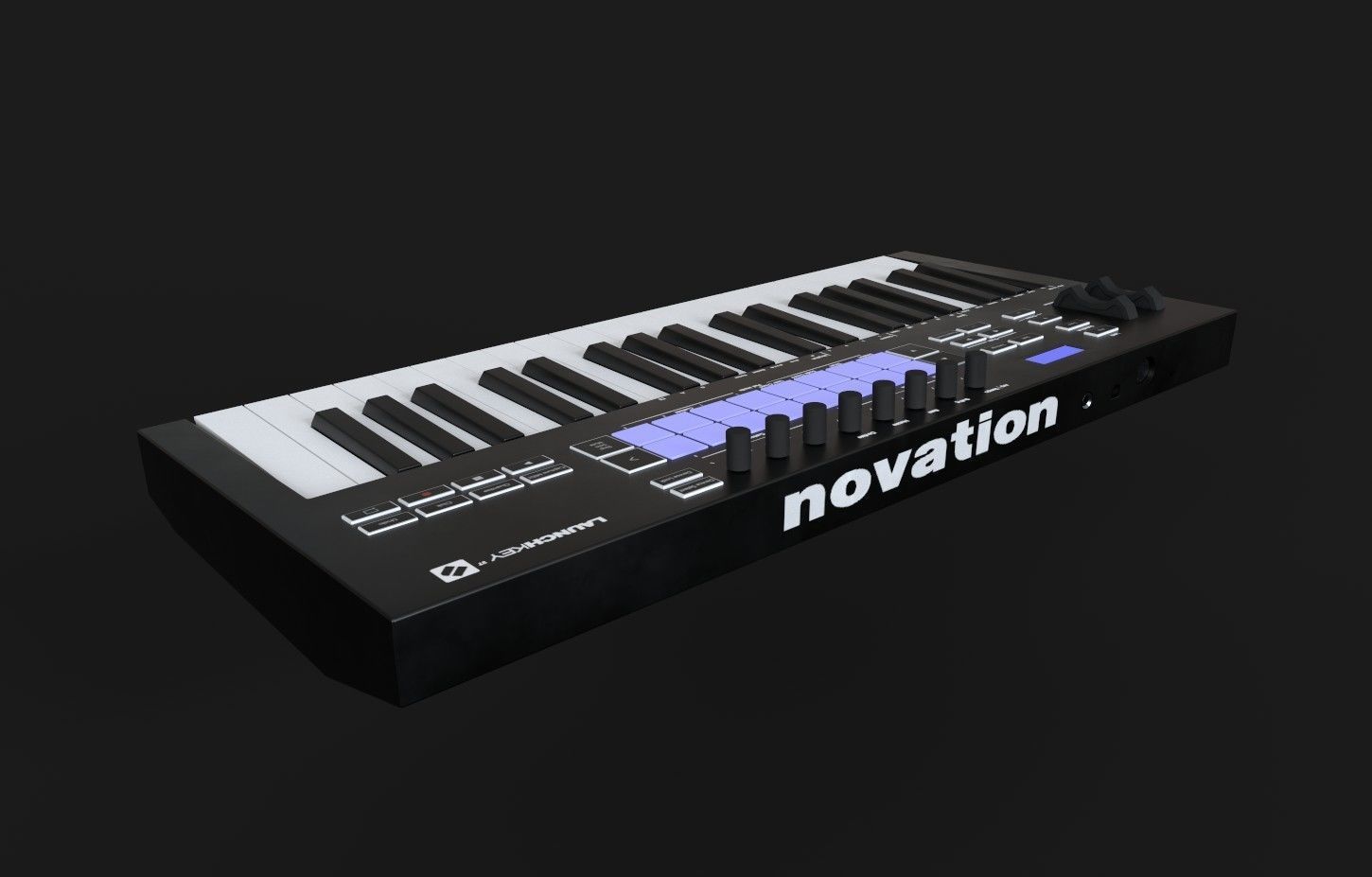 Novation Launchkey 37 MKIII Low-poly 3D model_3