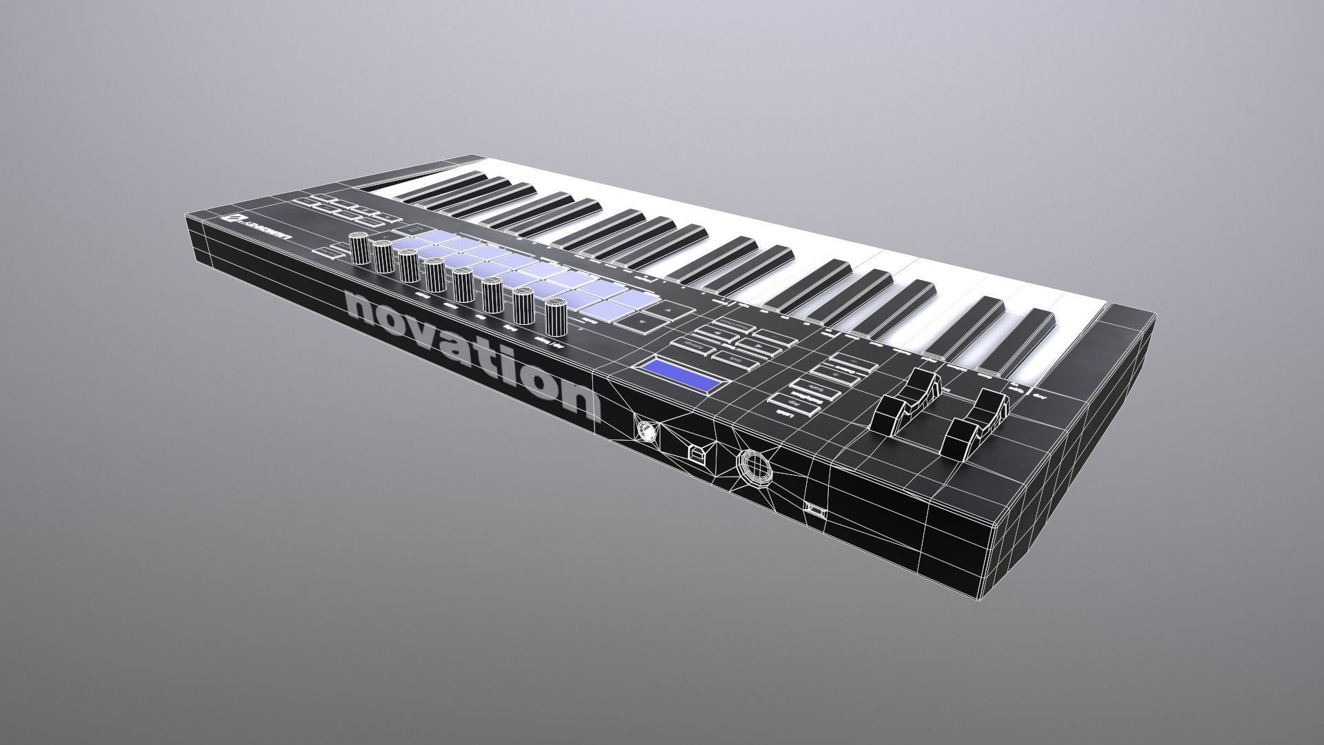 Novation Launchkey 37 MKIII Low-poly 3D model_5