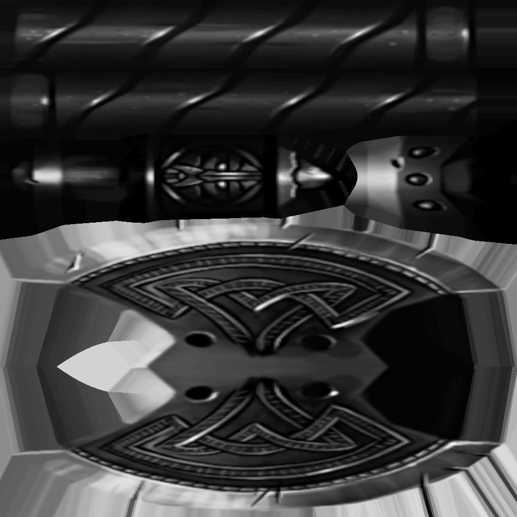 low poly axe Low-poly 3D model_3