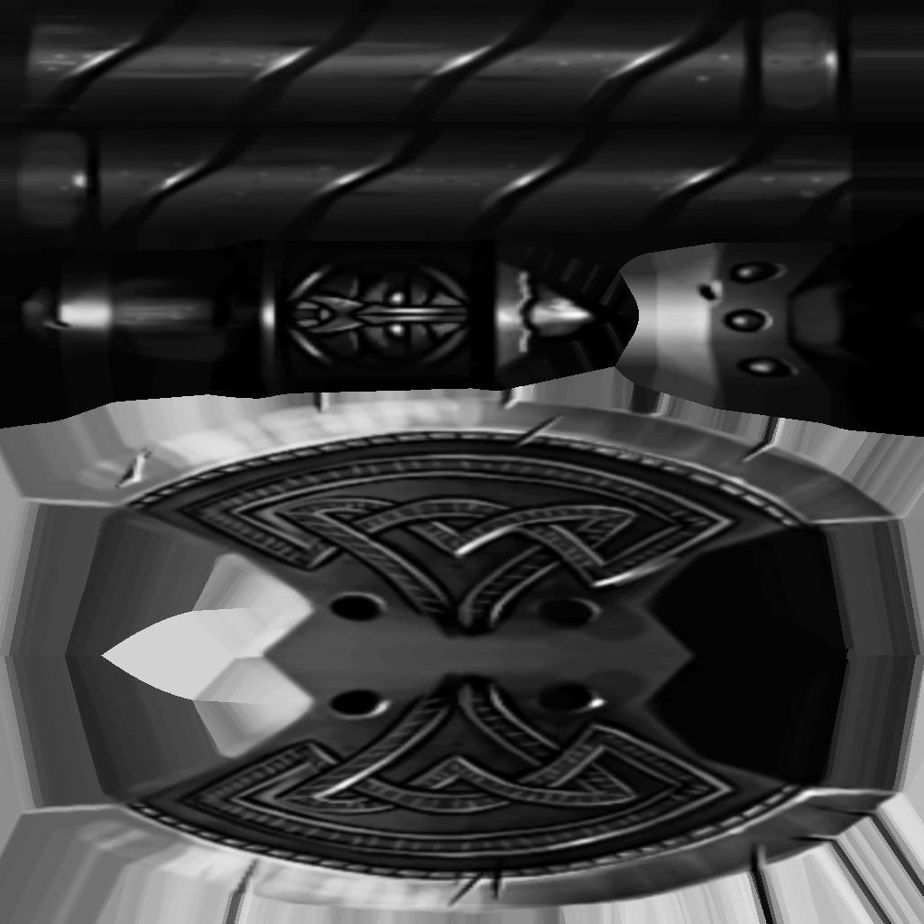 low poly axe Low-poly 3D model_7