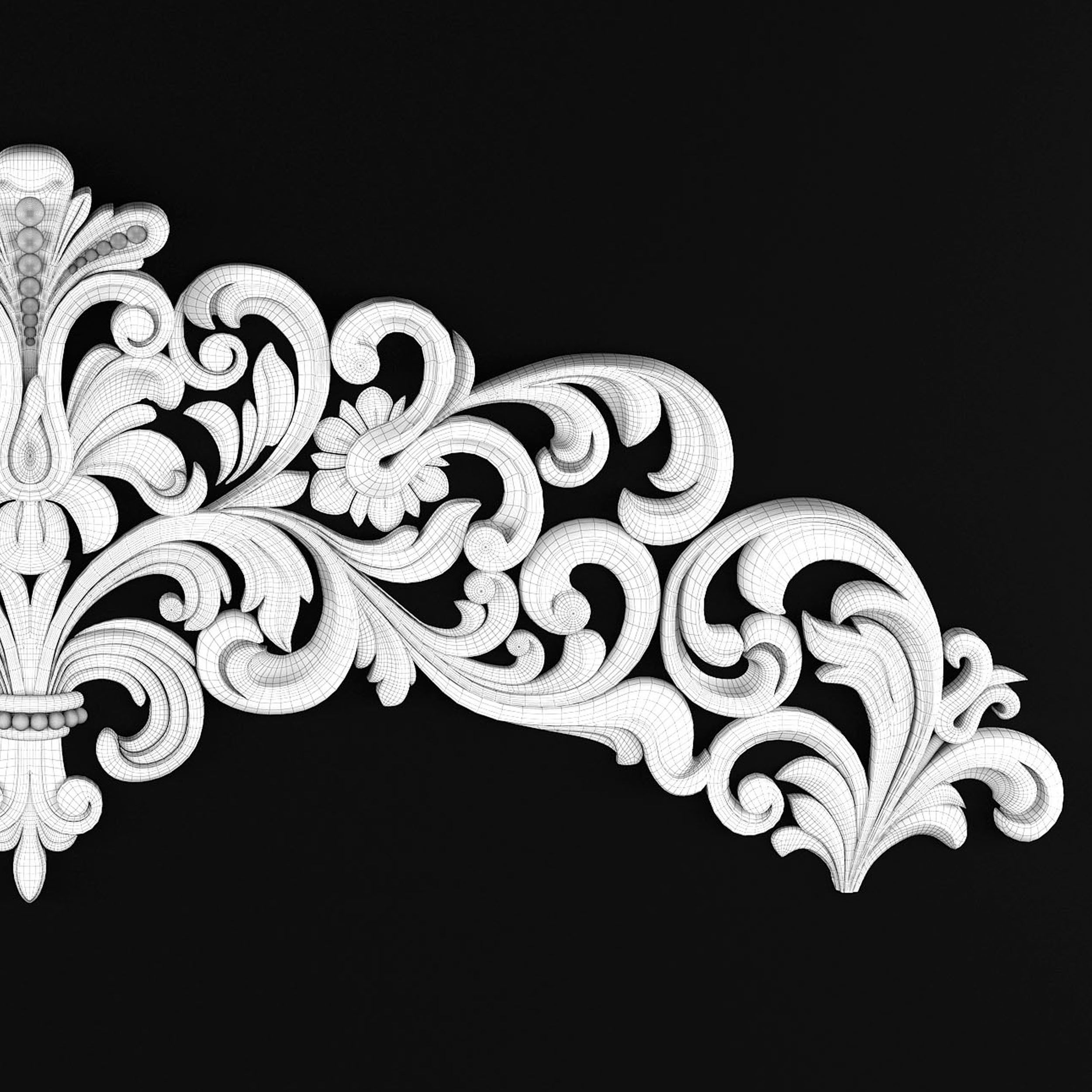 Decorative element 3 3D model_2