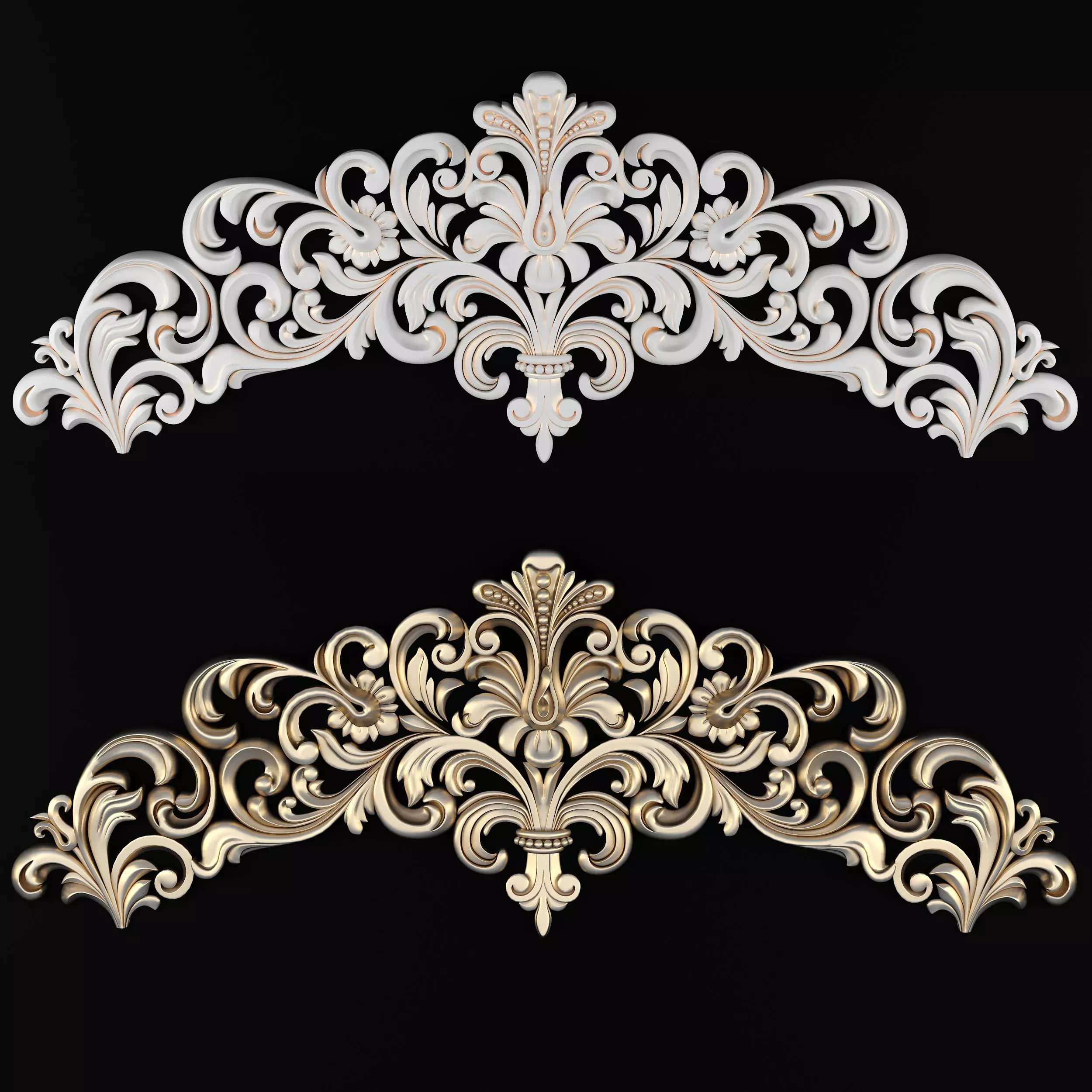 Decorative element 3 3D model_0