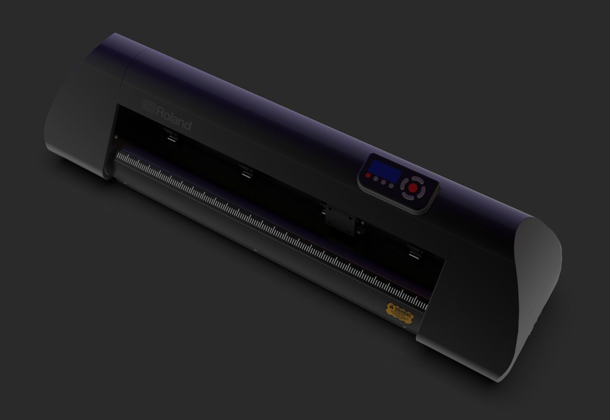 Roland Advanced Cutting Plotter Free low-poly 3D model_6