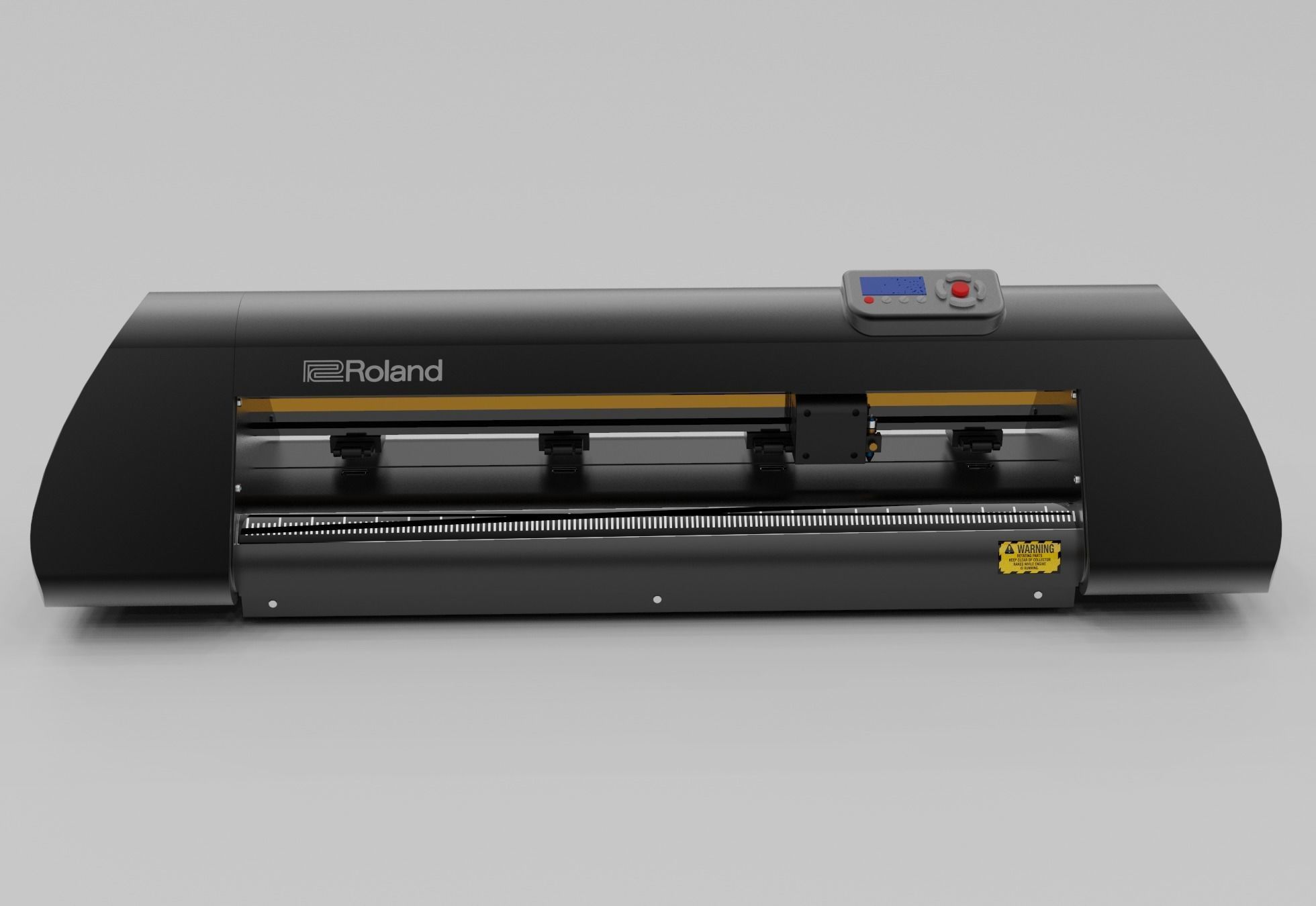 Roland Advanced Cutting Plotter Free low-poly 3D model_1