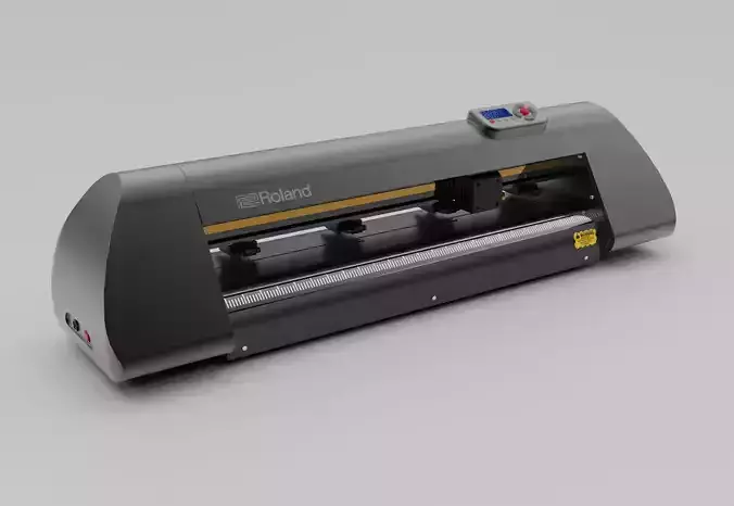 Roland Advanced Cutting Plotter Free low-poly 3D model
