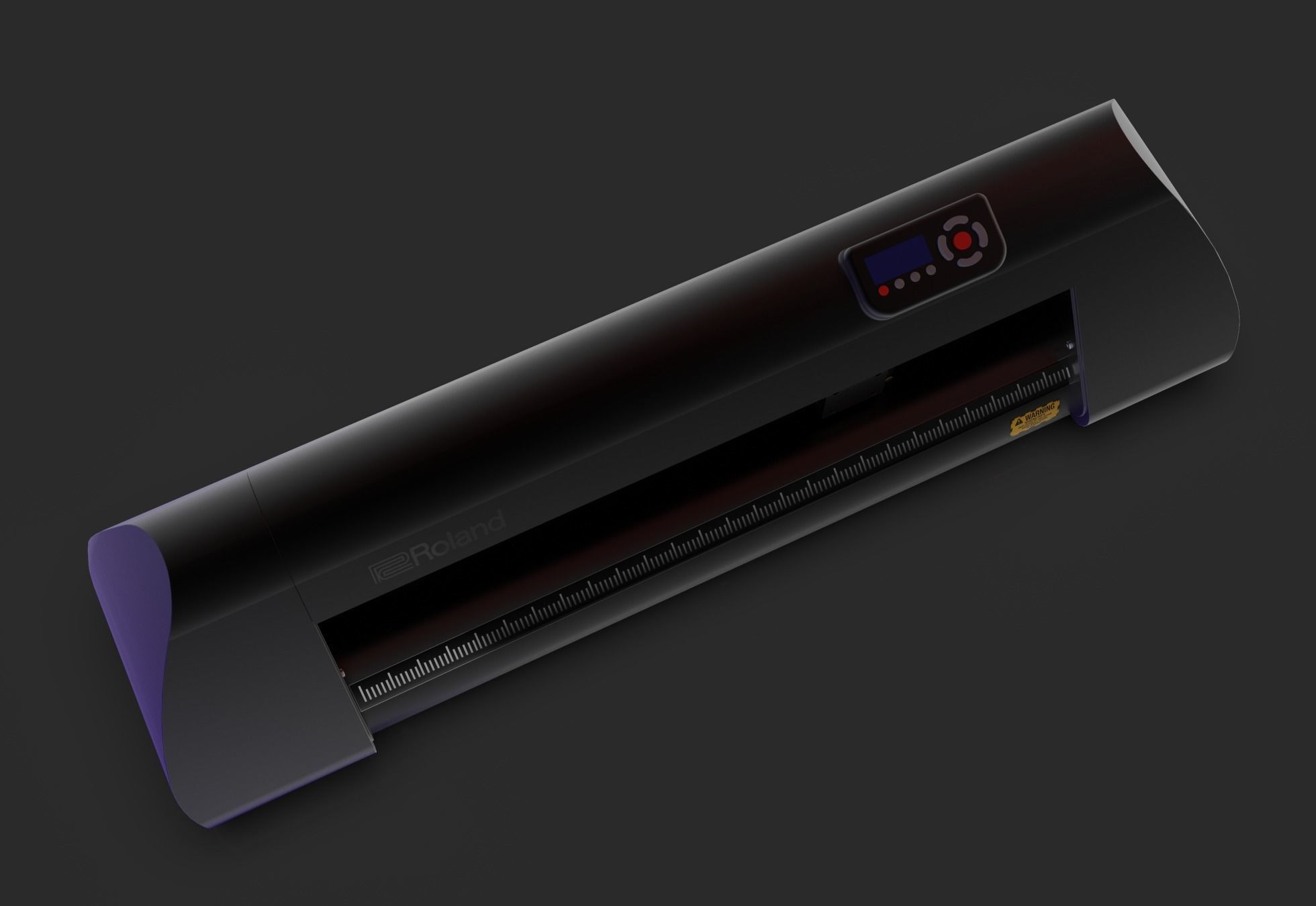 Roland Advanced Cutting Plotter Free low-poly 3D model_5