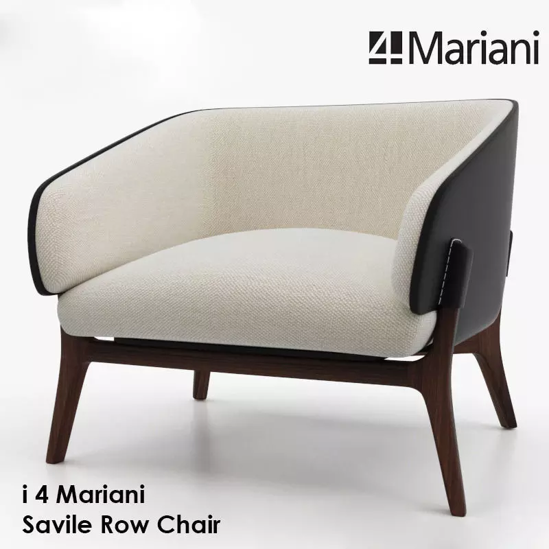 i 4 Mariani  Savile Row Chair 3D model_0