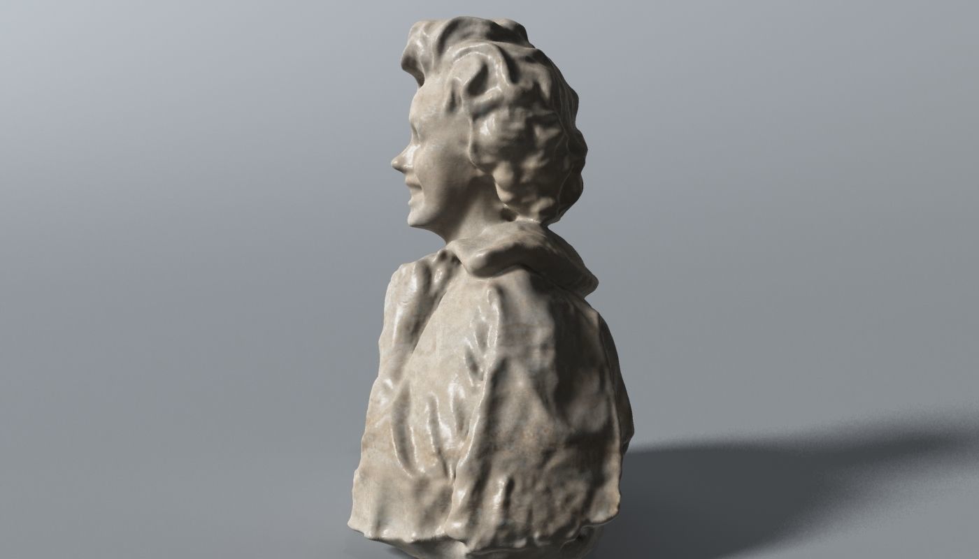 Marilyn Monroe Bust 3D model_4