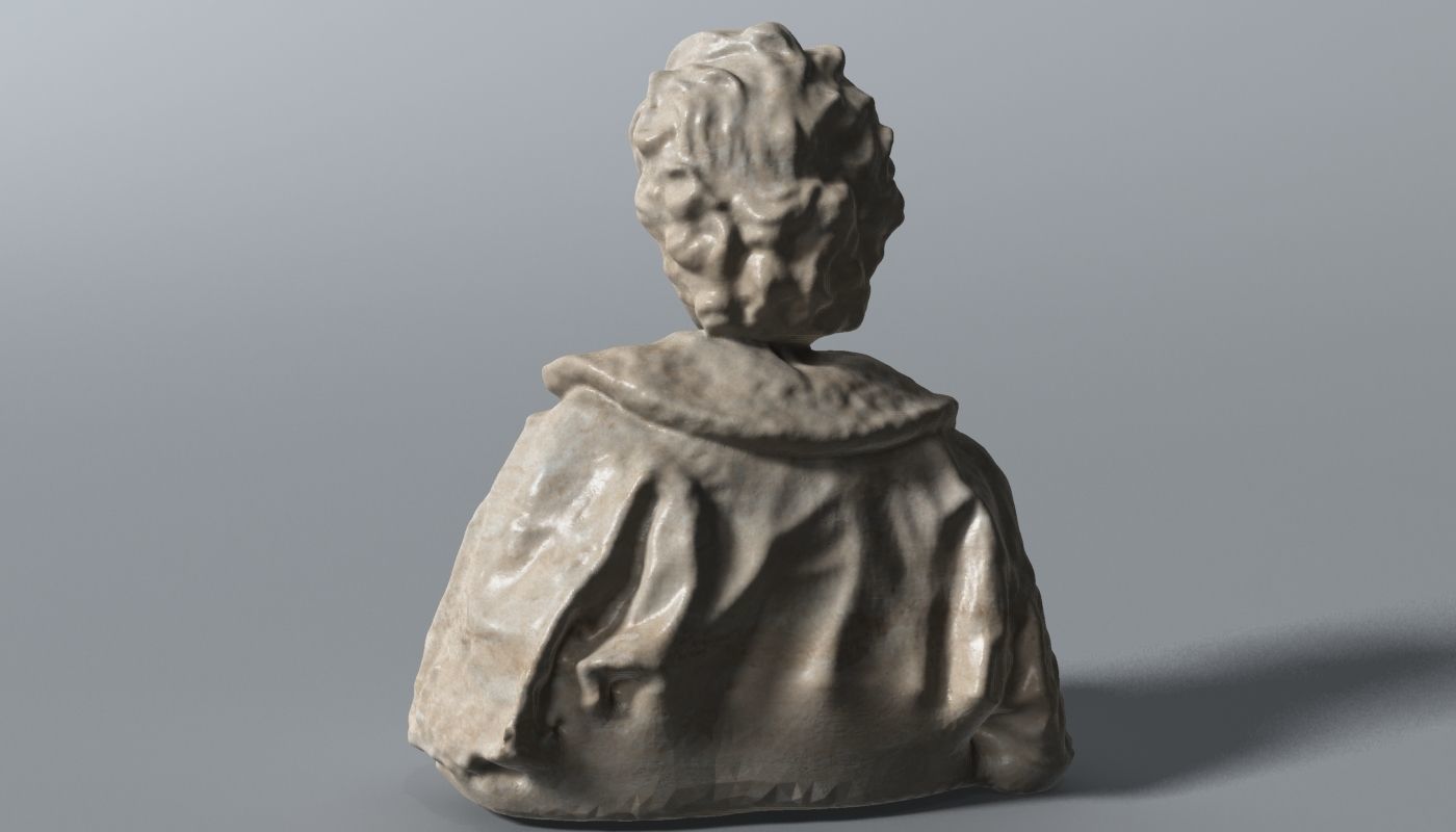 Marilyn Monroe Bust 3D model_3