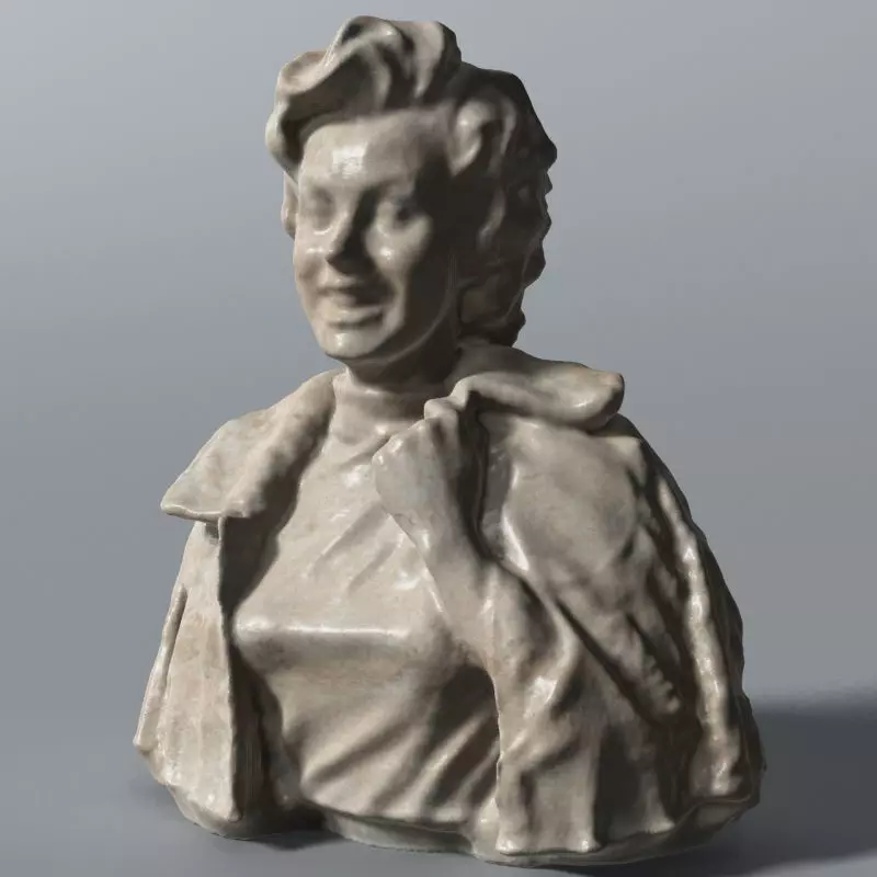 Marilyn Monroe Bust 3D model_0