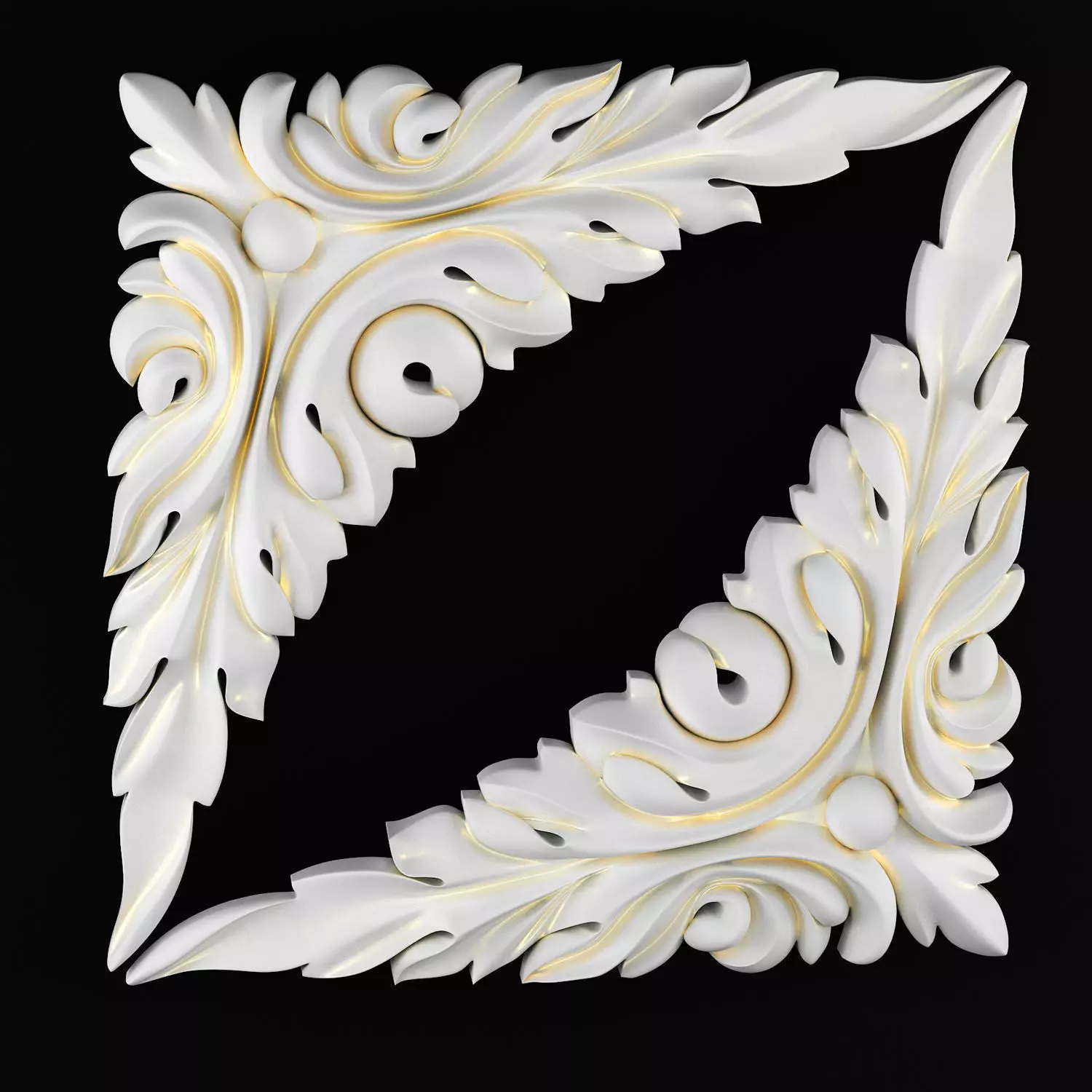 Corner decor 3D model