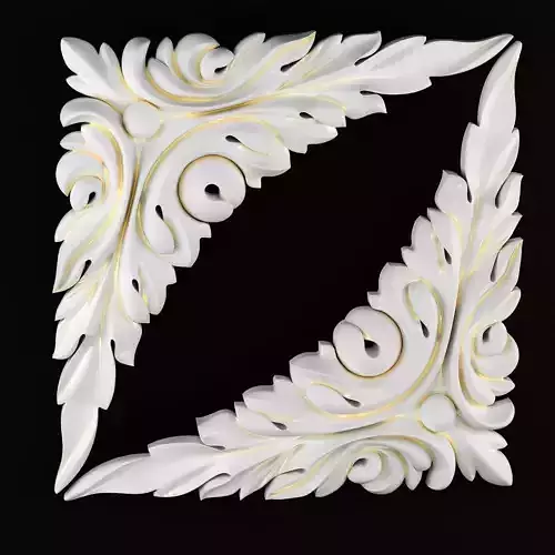 Corner decor 3D model