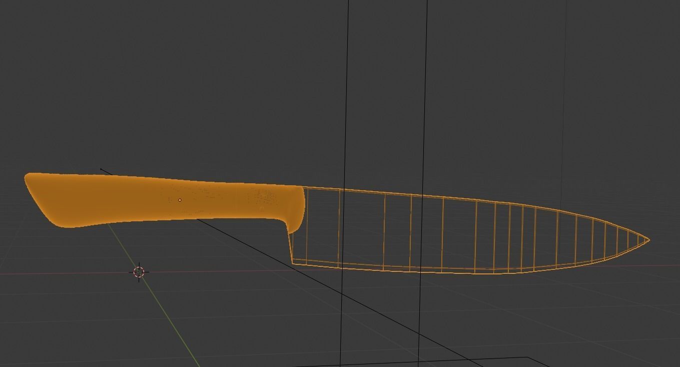 Chefs knife 3D model_10