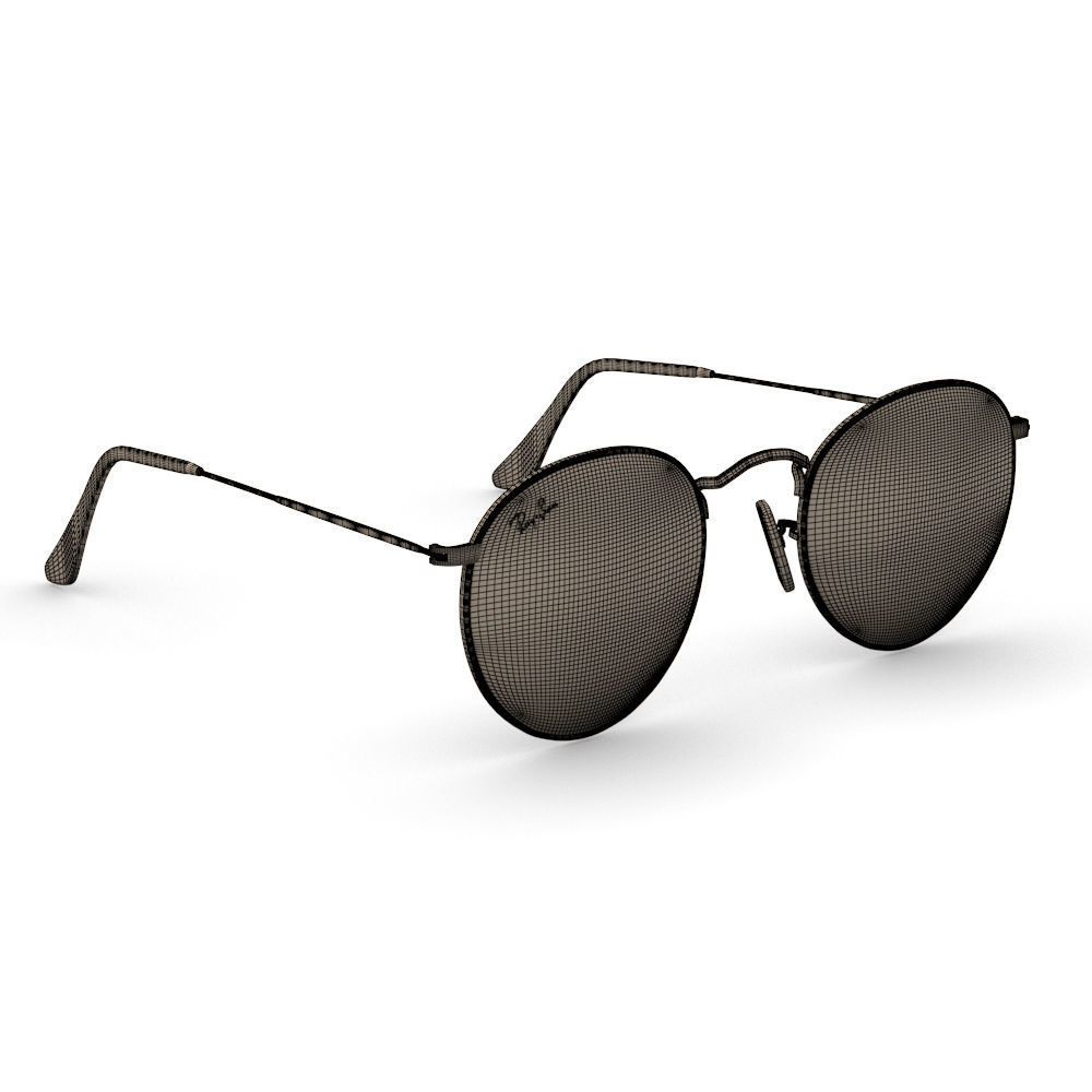 RayBan Glasses 3D model_5
