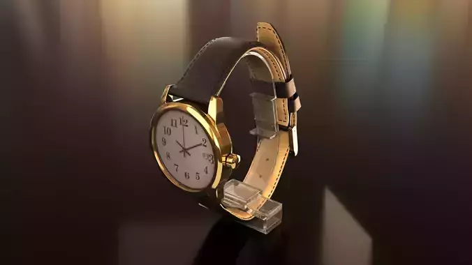 Watch with Leather strap