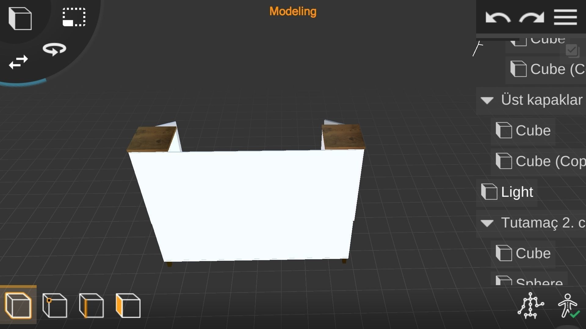 TV UNITY Low-poly 3D model_3