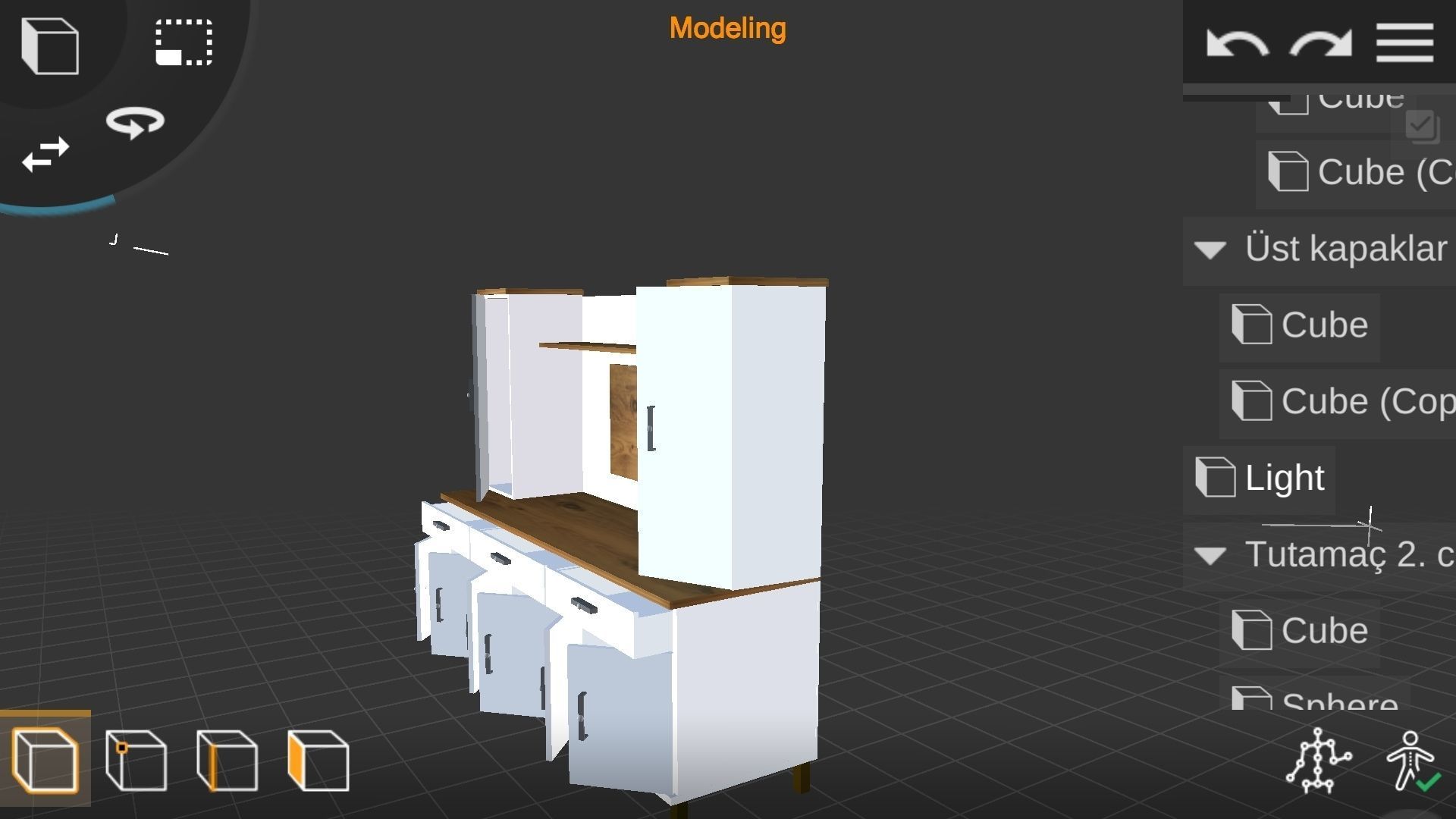TV UNITY Low-poly 3D model_4