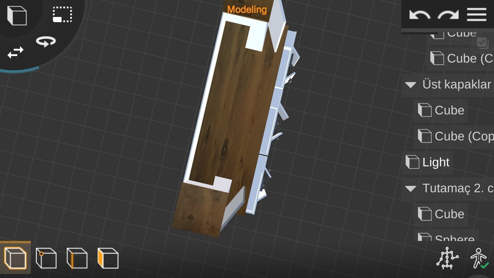 TV UNITY Low-poly 3D model_2