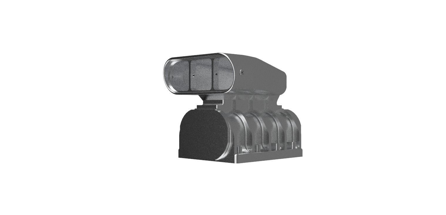 1to10 RC Supercharger -  3D print model 3D print model_3
