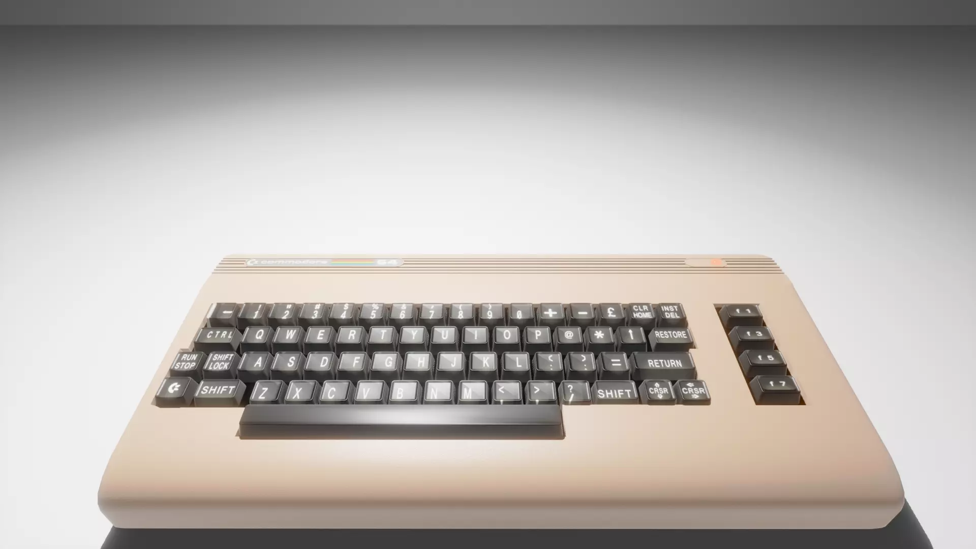 Commodore 64 Computer 3D Model Free 3D model_0