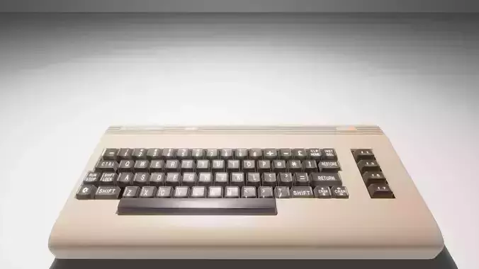 Commodore 64 Computer 3D Model