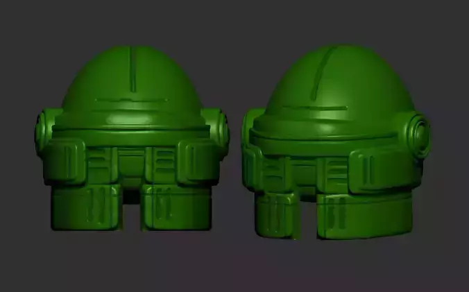 helmet high poly sculpt 3d printable 