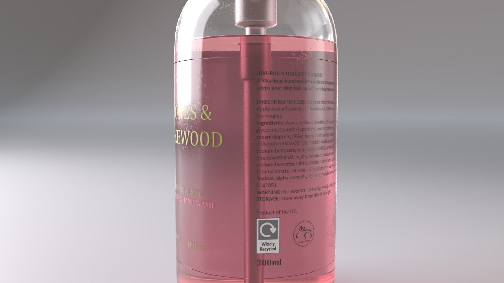 Hand Sanitizer Soap Dispenser  Low-poly 3D model_3