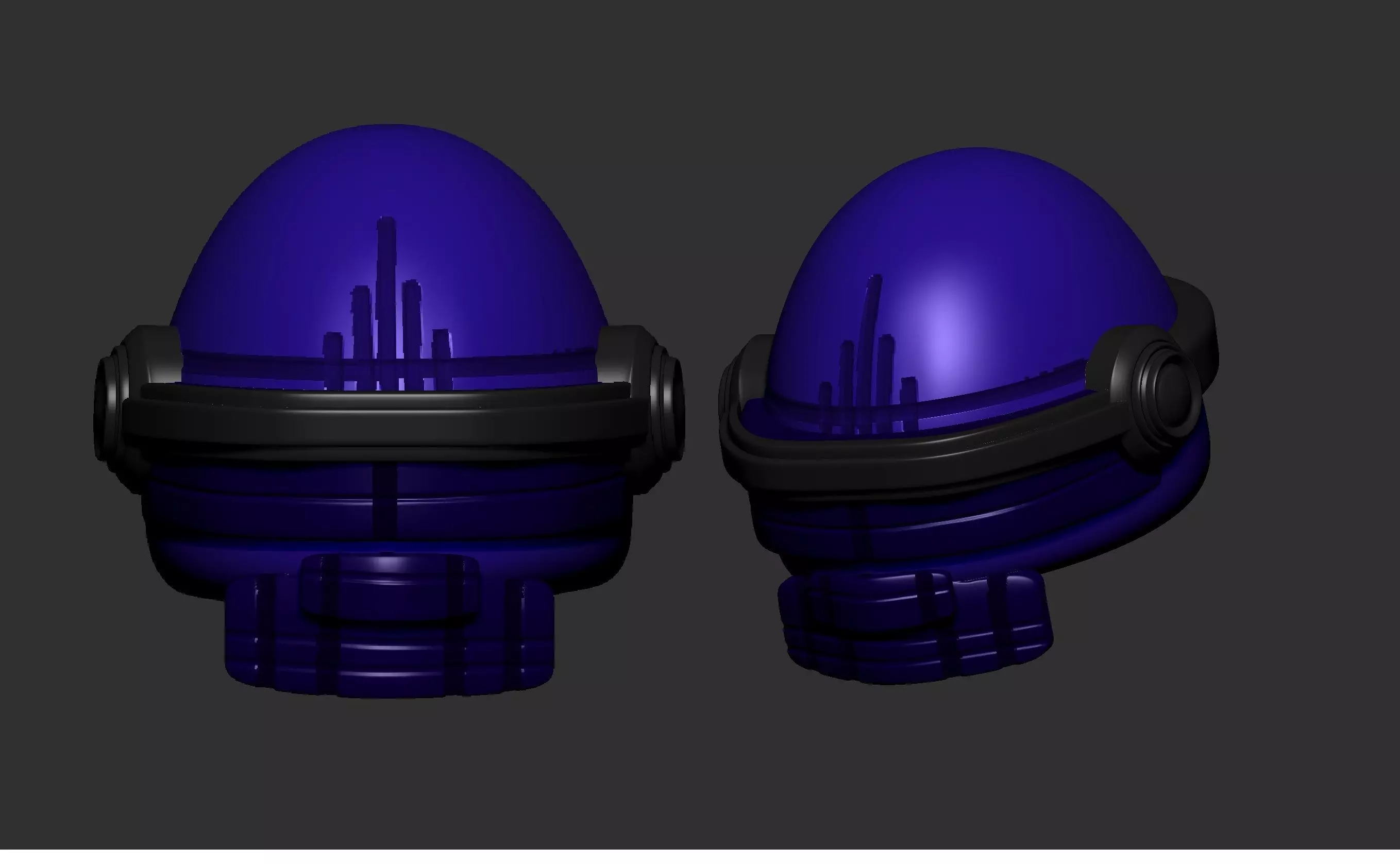helmet high poly sculpt 3d printable ver 7 3D model 3D model