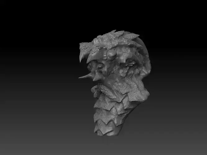 Enrewator Bird creature bust