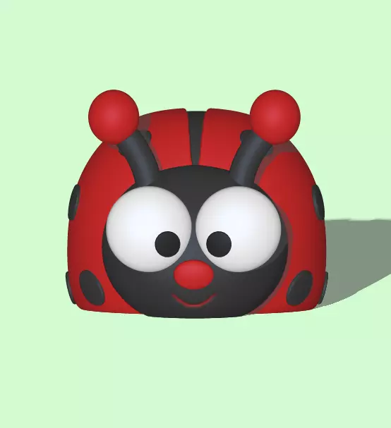 Ladybug toy bug 3D print model_0