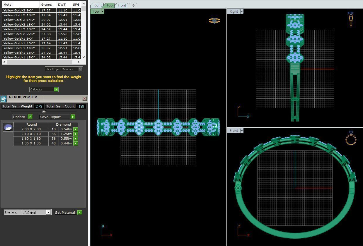 Breslate Bangle 04 3D print model_12