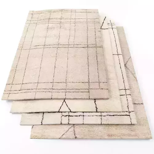 Rugs-849 rug with geometric lines