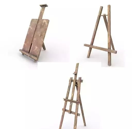 Easel pack - PBR 3D Model Collection Easel pack - PBR 3D Model Collection