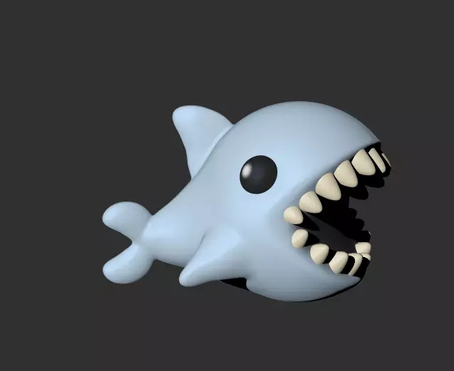 Cute Shark 3D print model_0