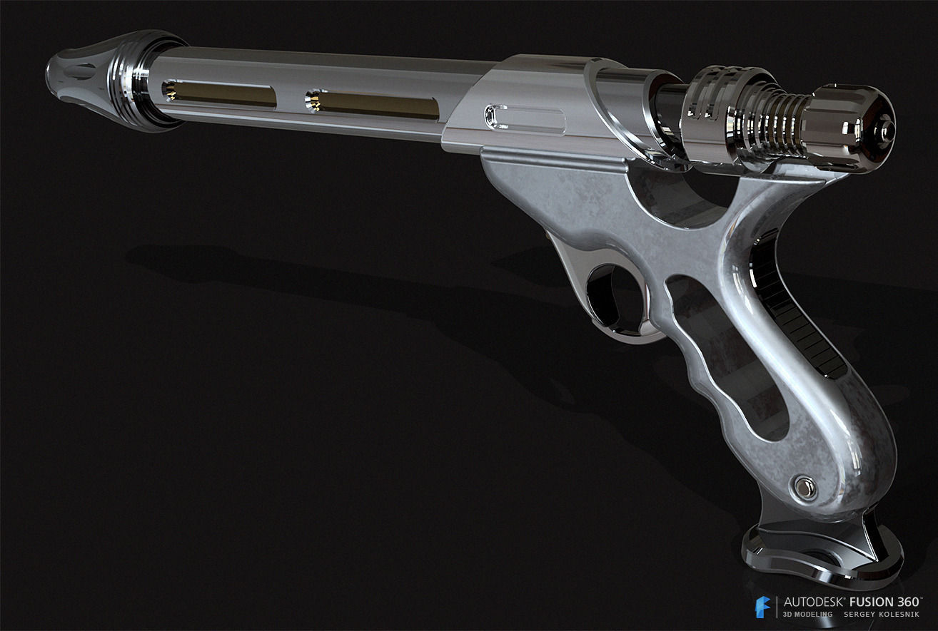 WESTAR-34  blaster 3D print model_3