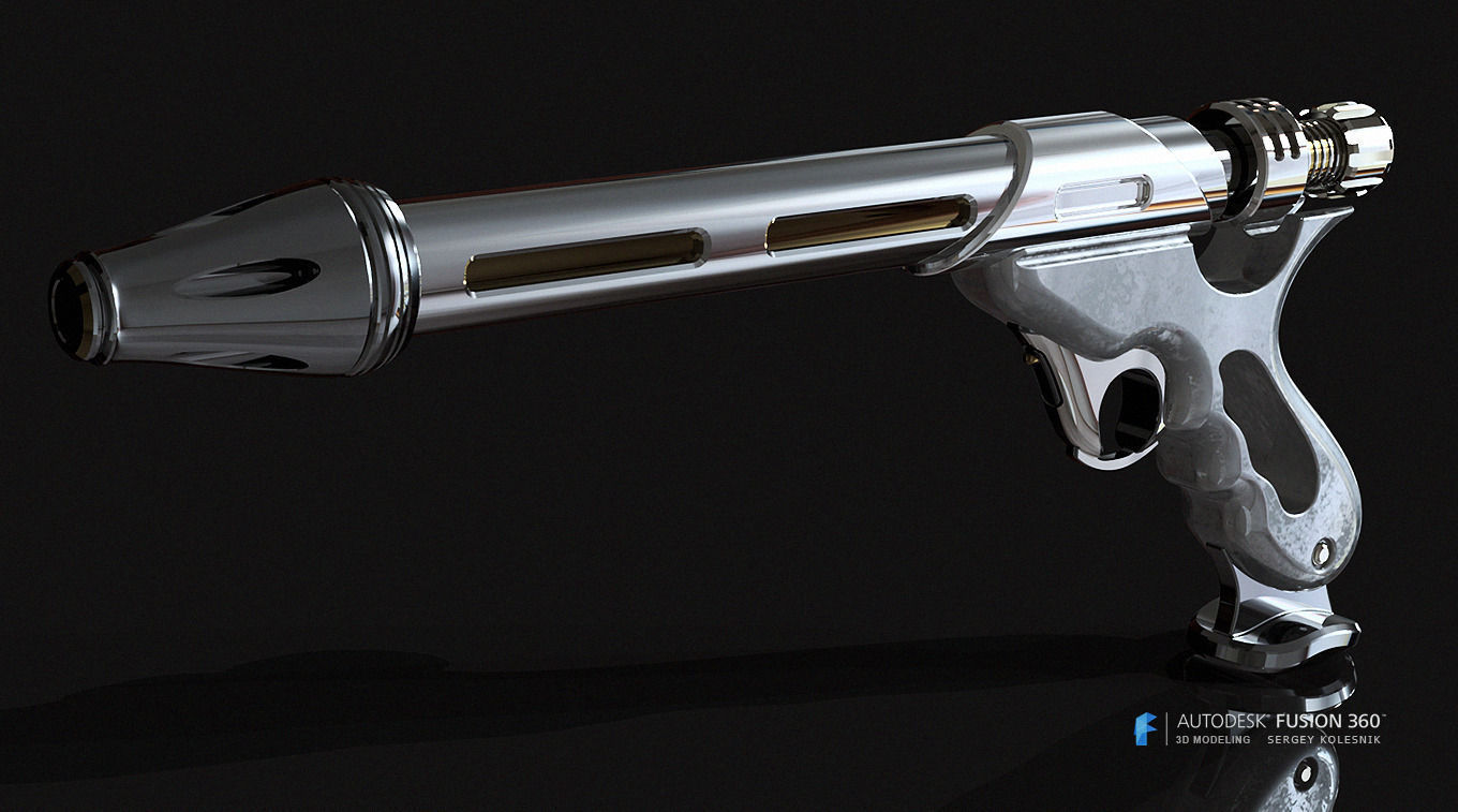WESTAR-34  blaster 3D print model_1