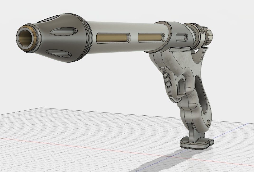 WESTAR-34  blaster 3D print model_4