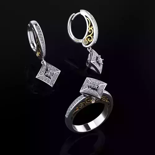 Ring and Earrings 107