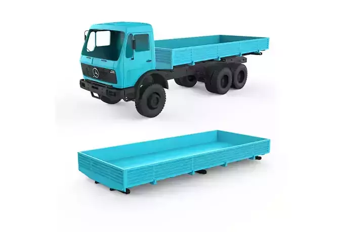 Tipper Mercedes Benz NG 3D print model