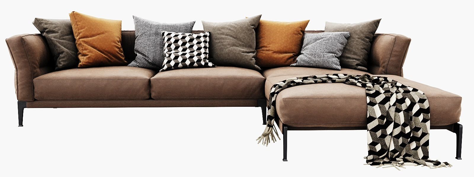 Flexform adda chaise lounge 3D model_4