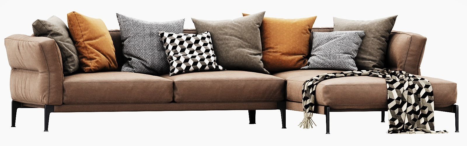 Flexform adda chaise lounge 3D model_13