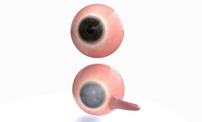 REALISTIC EYE AND BLIND EYE EFFECT 3D model