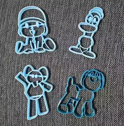 Pocoyo Kit x 4 cookie cutter