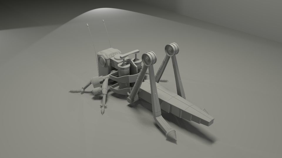 Insect Bot Future Robotics 3D model_9