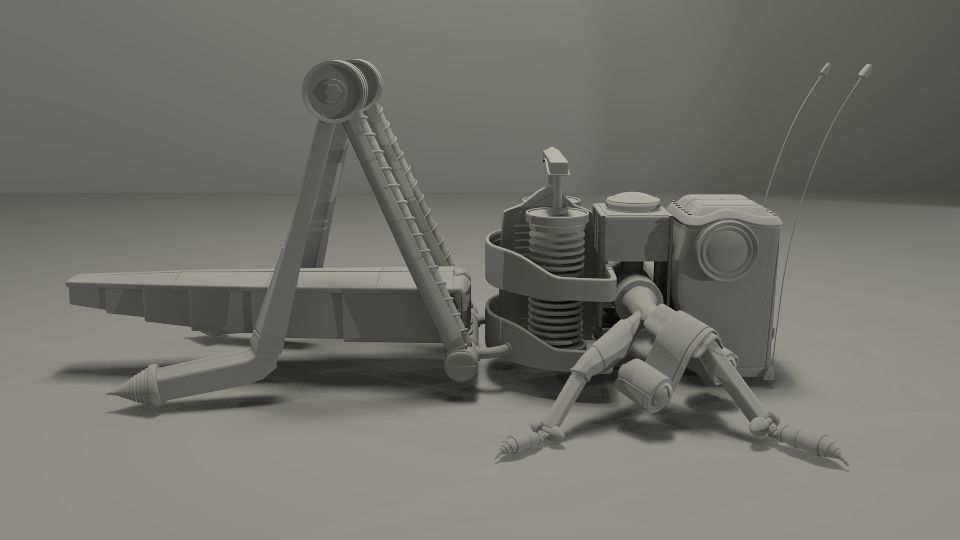 Insect Bot Future Robotics 3D model_7