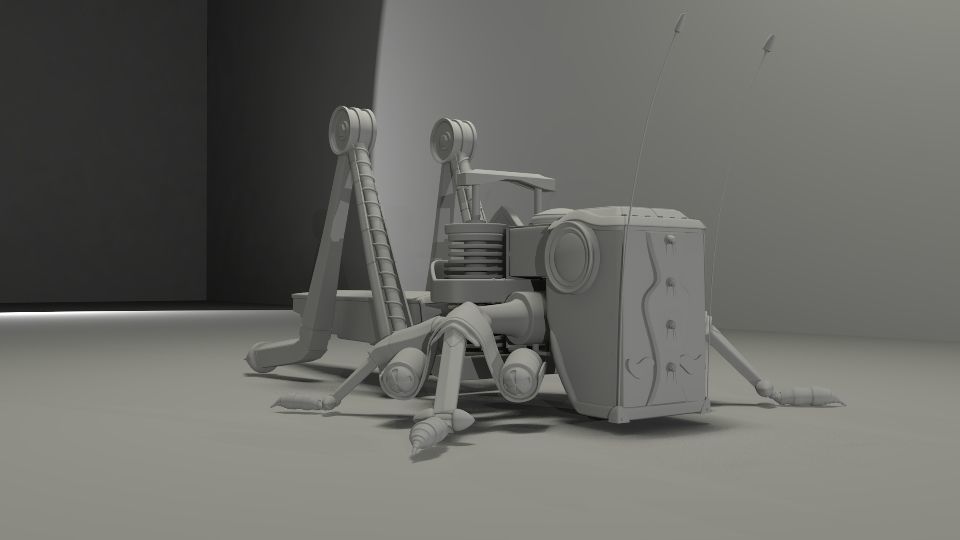 Insect Bot Future Robotics 3D model_6